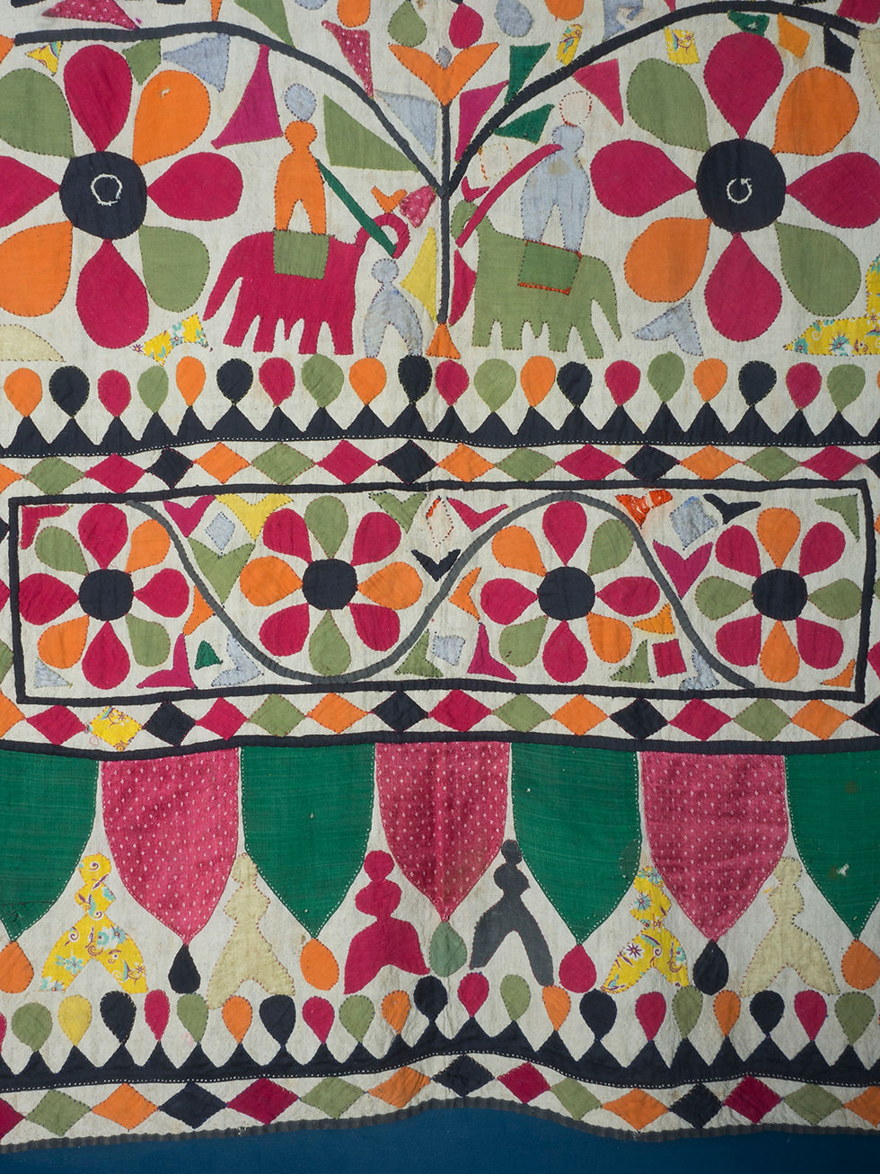 Thumbnail: Applique Quilt Cover, Gujurat, early 20th Century