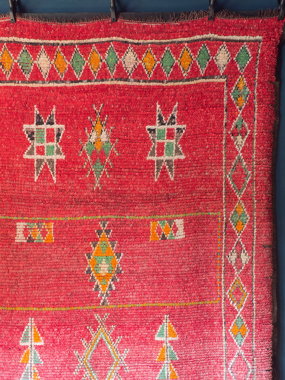 Thumbnail: Antique Pink Moroccan Berber Rug