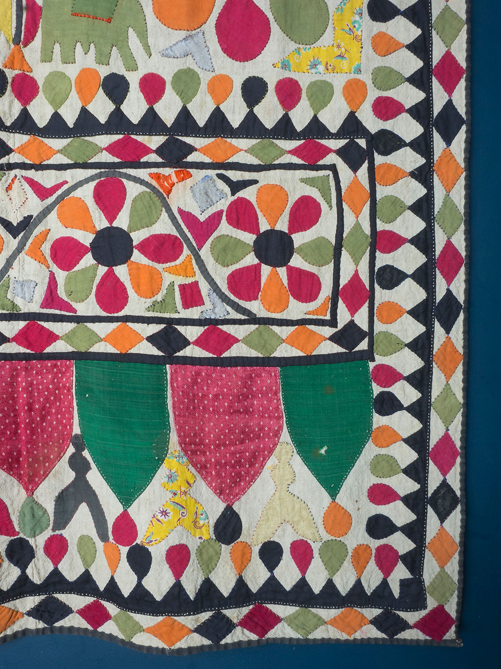 Thumbnail: Applique Quilt Cover, Gujurat, early 20th Century