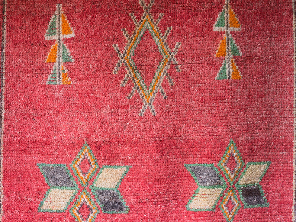 Thumbnail: Antique Pink Moroccan Berber Rug