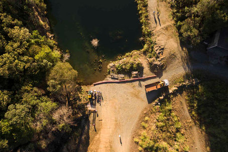 Captação de água de pedreira reforça Barragem do Passaúna