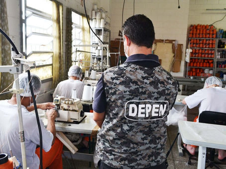 Presos do Paraná produzem materiais de proteção individual