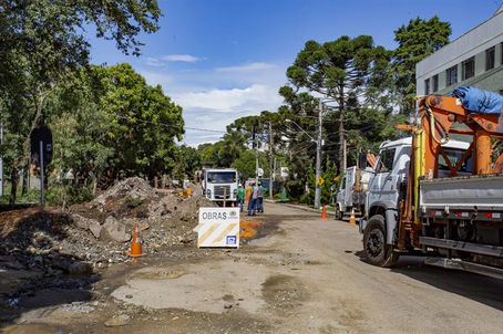 Rio Juvevê ganha novas galerias reservatório