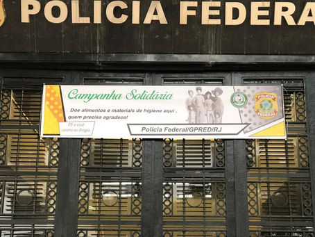 PF faz campanha solidária em projeto de prevenção às drogas