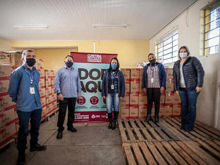 FAS recebe 300 cestas básicas da empresa Multilog