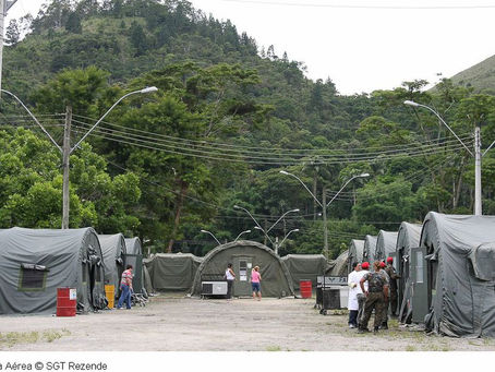 Hospital de campanha está quase pronto no Rio