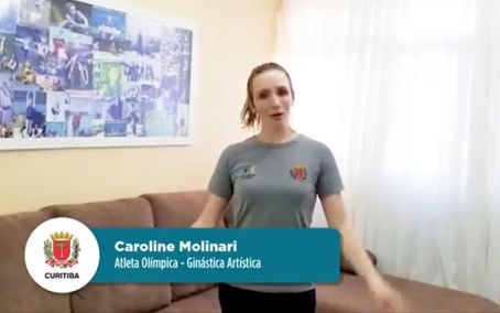 Ex-atleta olímpica desafia crianças e adolescentes a se exercitarem