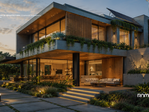 Casa residencial con diseño moderno en tendencia 2026