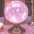 glitter crystal ball