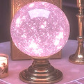 glitter crystal ball