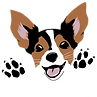 Humboldt Happy Paws Logo