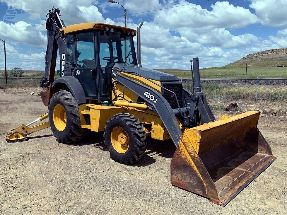 Alquiler de retroxcavadora Jhon Deere