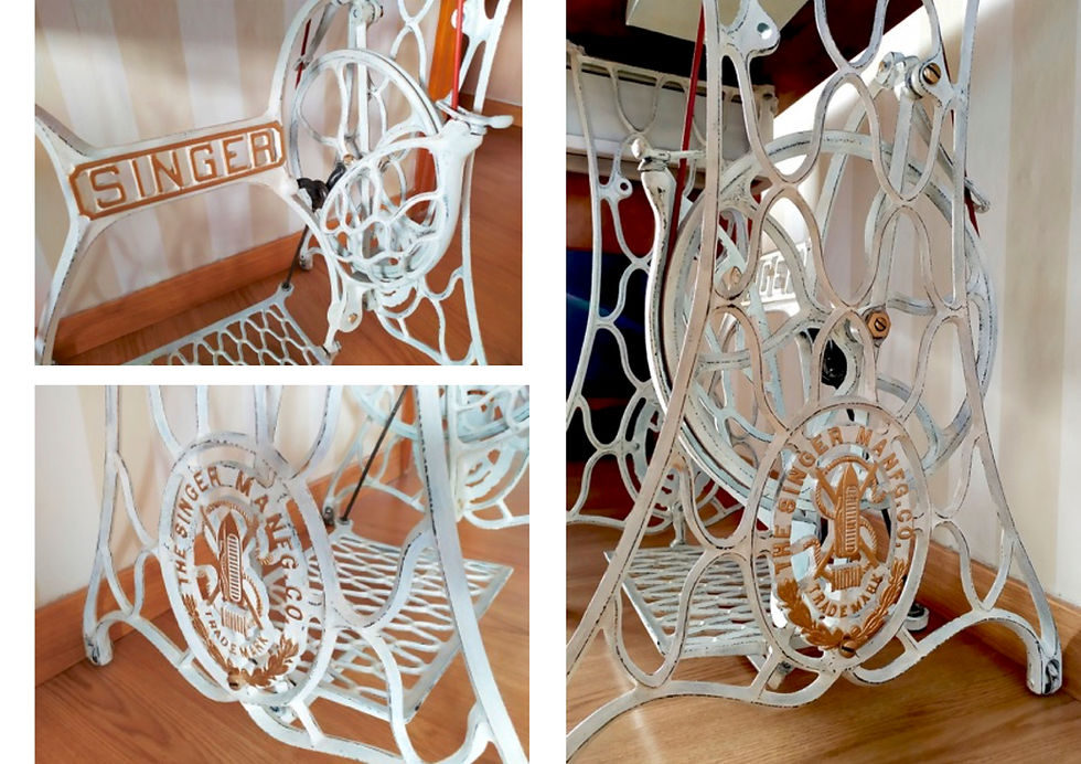 Miniatura: Máquina de coser antigua