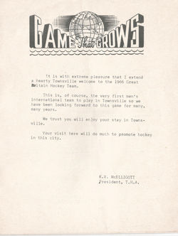 GB vs Townsville 03/08/1966