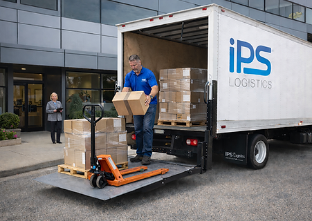 iPS Freight Liftgate Delivery