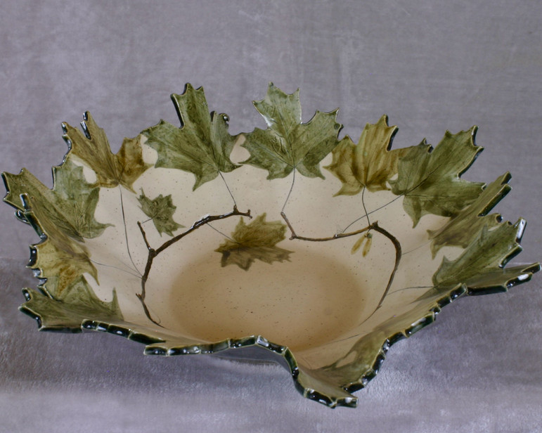 Large maple leaf bowl