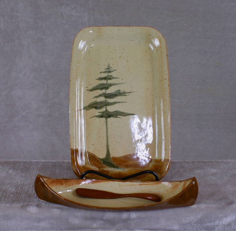 Canoe serving set