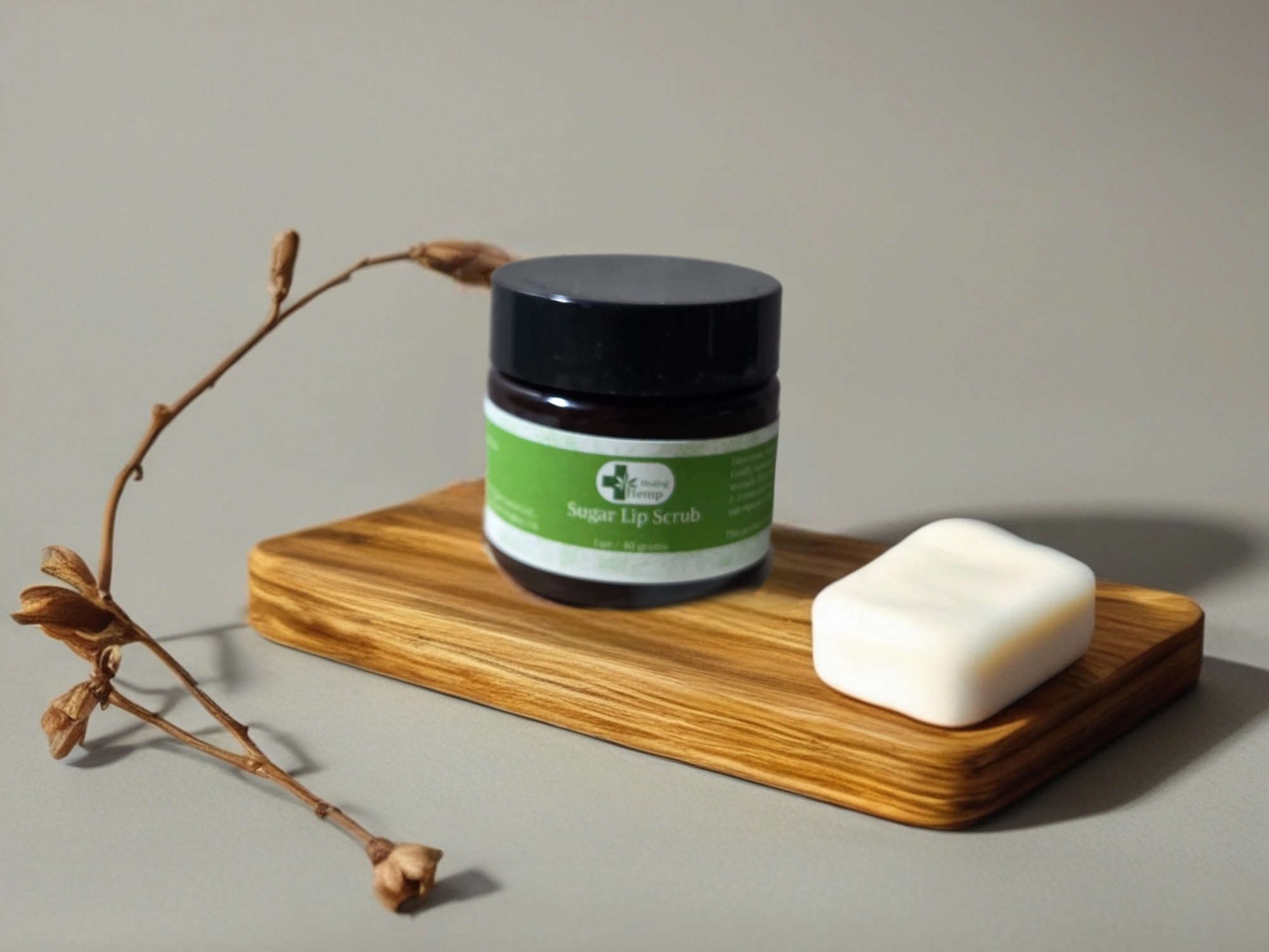 Healing Hemp Lightning Lip Sugar Scrub