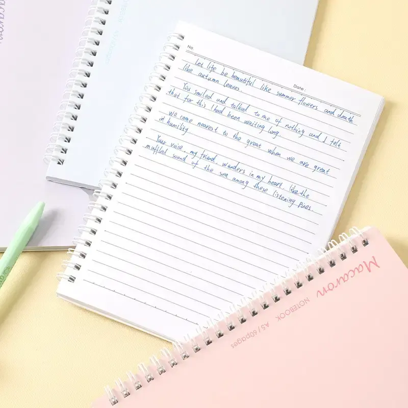 Miniature : NOTE BOOK SPIRAL PP COVER A5/210*148MM /60FS/70GRS