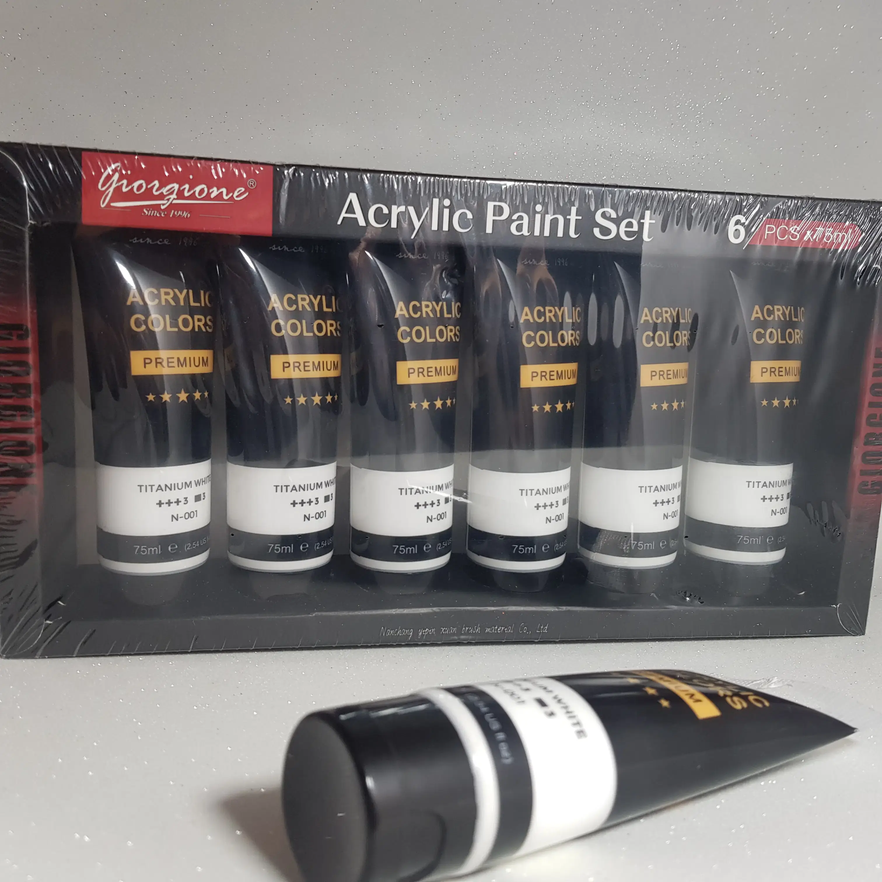 PEINTURE ACRYLIQUE 6 TUBES 75ML G-AC75-01 6972919465055