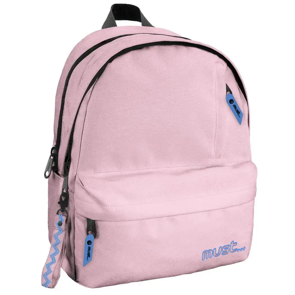 SAC À DOS MUST MONOCHROME RPET 4 COMP MUST ROSE CLAIRE 584941