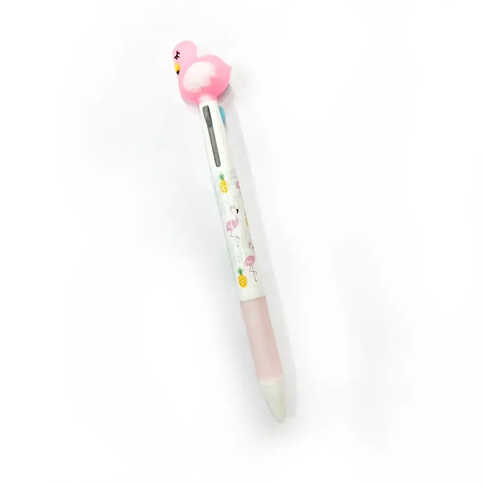 الصورة المصغرة: STYLO RETRACTABLE FANTAISIE DE 3CLRS FLAMINCO SC-R102