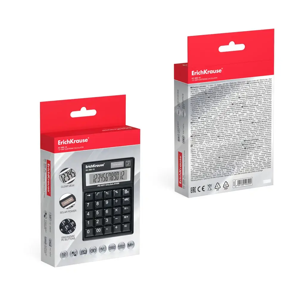 CALCULATRICE 12 CHIFFRES KC-300-12 EK-40300
