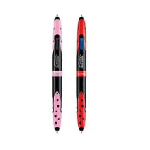 STYLO A BILLE MEDIUM 4 COULEURS EN BOITE TWIN TIP MAPED 229134
