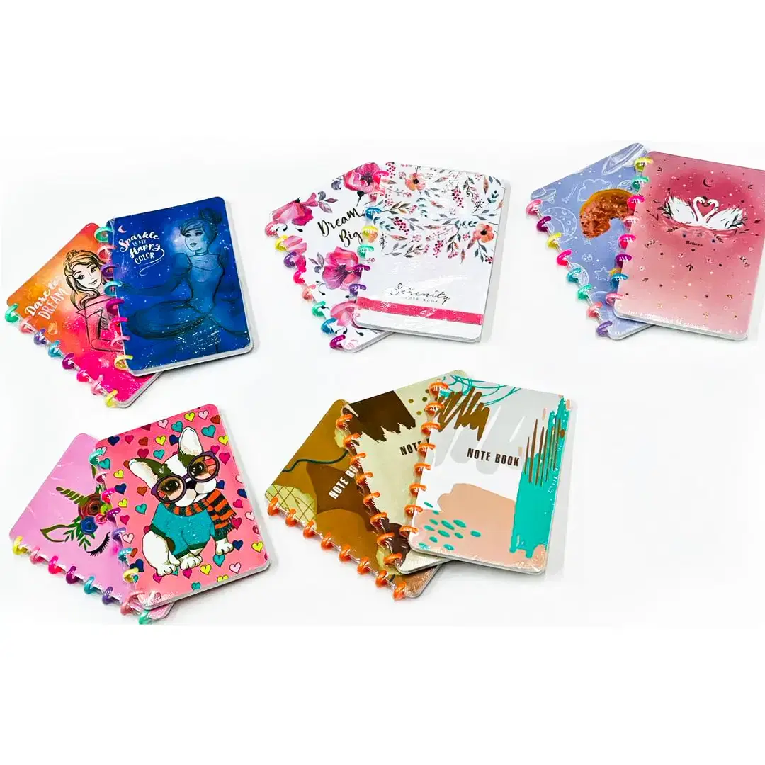 CARNET BHMPAP SPIRAL COULEUR PVC A5 120-28