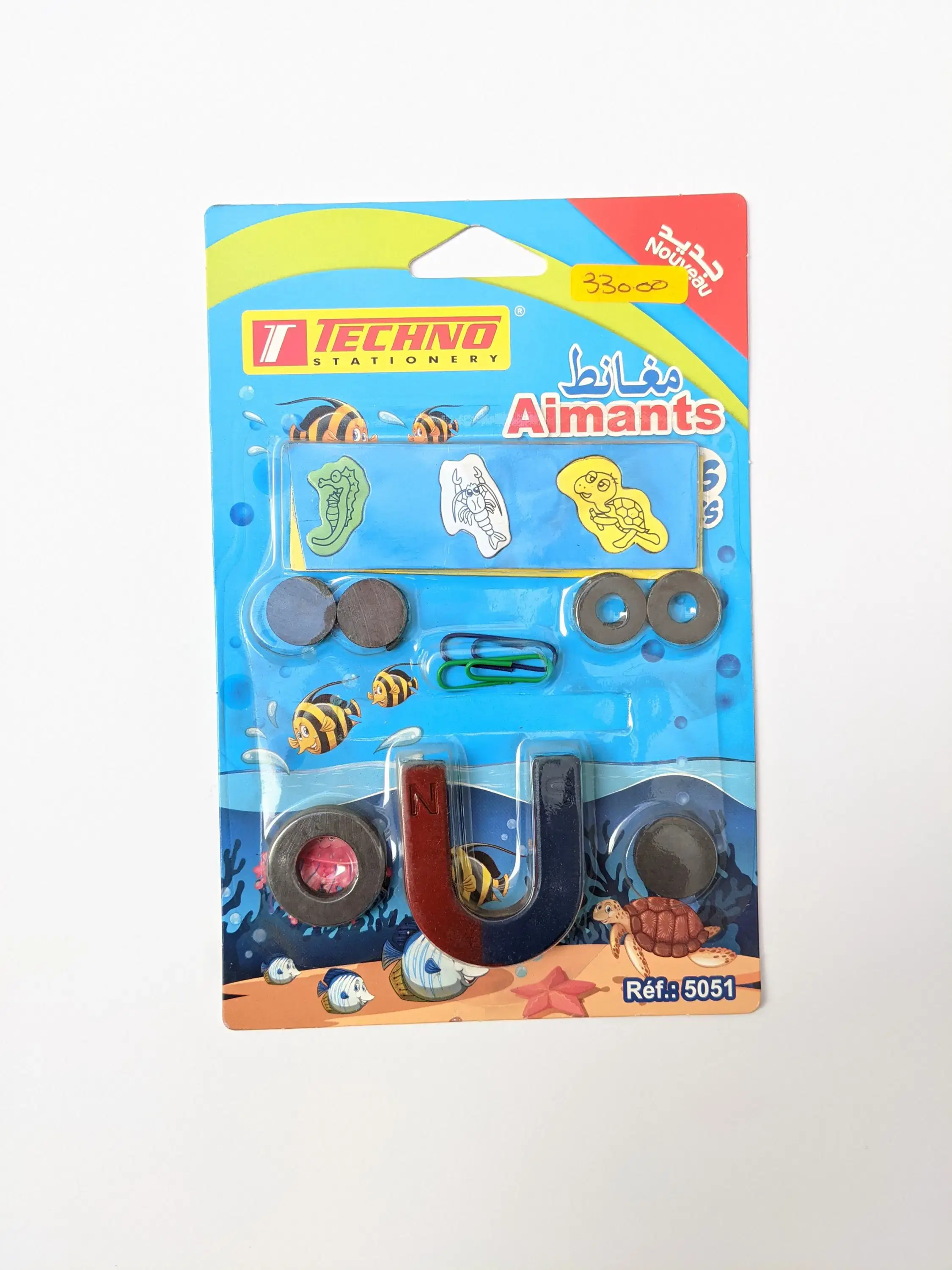 AIMANTS JEUX DE 16 PCS TECHNO 5051