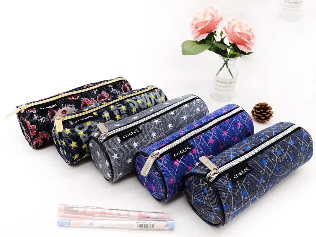 TROUSSE RONDE DJEAN DIFF-MOTIF CRISTAL CR-1938