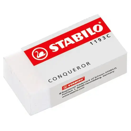 GOMME BLANCHE STABILO CONQUEROR 1193C30