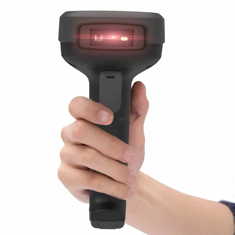 الصورة المصغرة: LECTEUR CODE BARRE PORTABLE SANS FIL 1D/2D/2000 mAh
