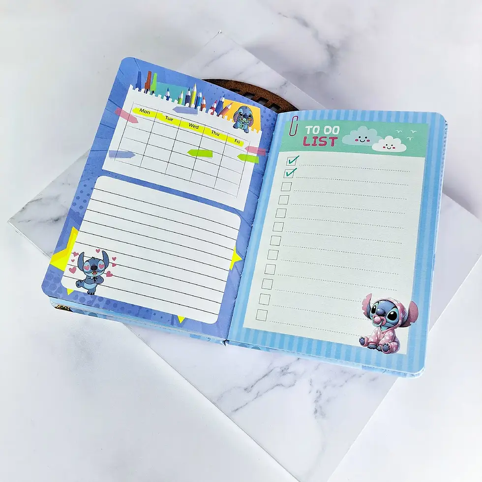 Miniature : CARNET AGENDA STITCH BHM REF 922-12