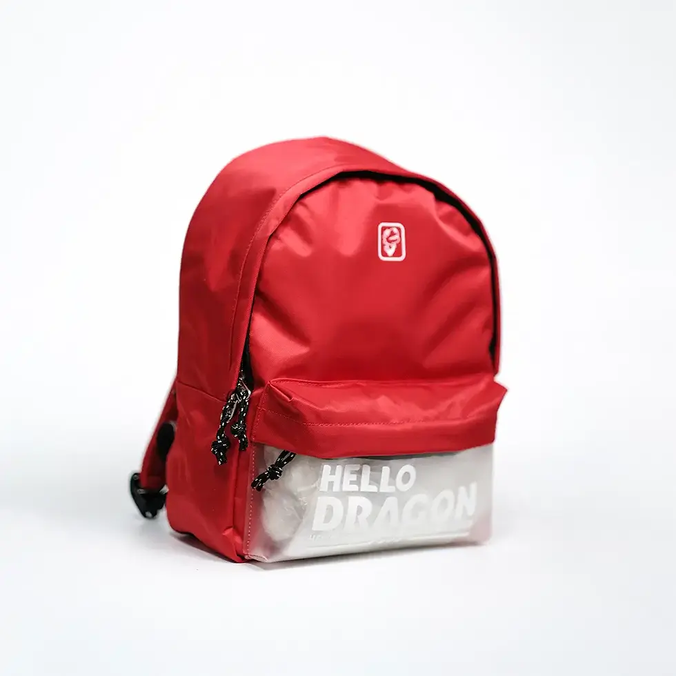 Miniature : SAC A DOS ERGONOMIQUE HELLO DRAGON JAUNE / ROUGE / BLEU / NOIR REF NPB21056SR1