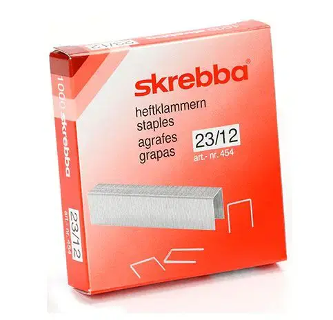 agrafes 23/12 skrebba boite de 1000