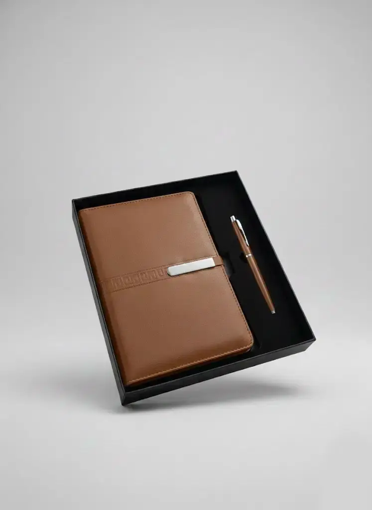 COFFRET NOTE BOOK 2pcs GOLDEN 49028