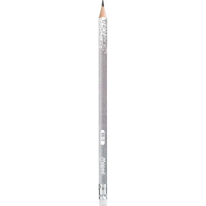 الصورة المصغرة: CRAYON GRAPH PLAS GLITTERDECO HB GOM POT*72 MAPED 851805
