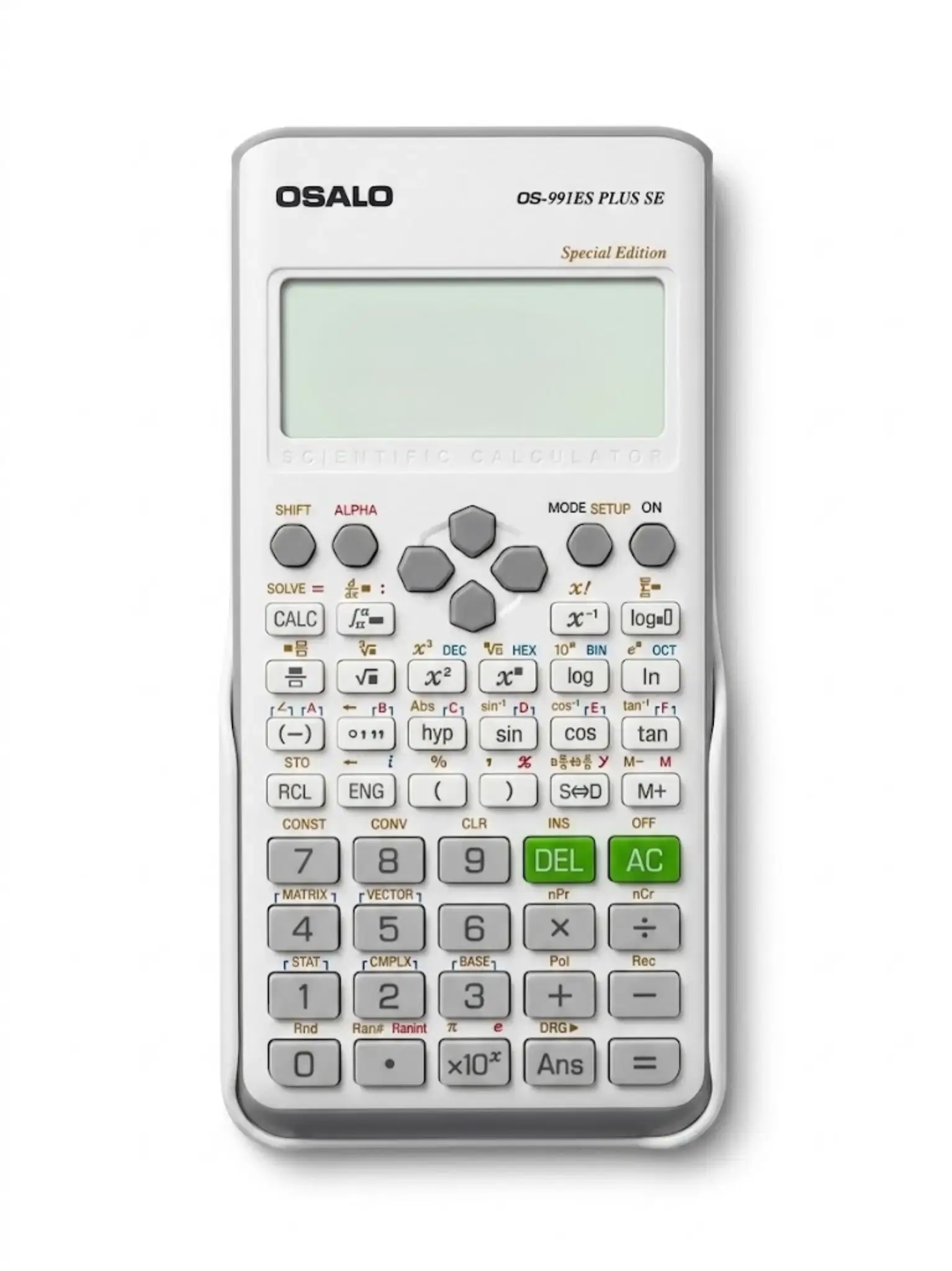 OSALO CALCULATRICE SCIENTIFIQUE 417 FONCTIONS WHITE OS-991