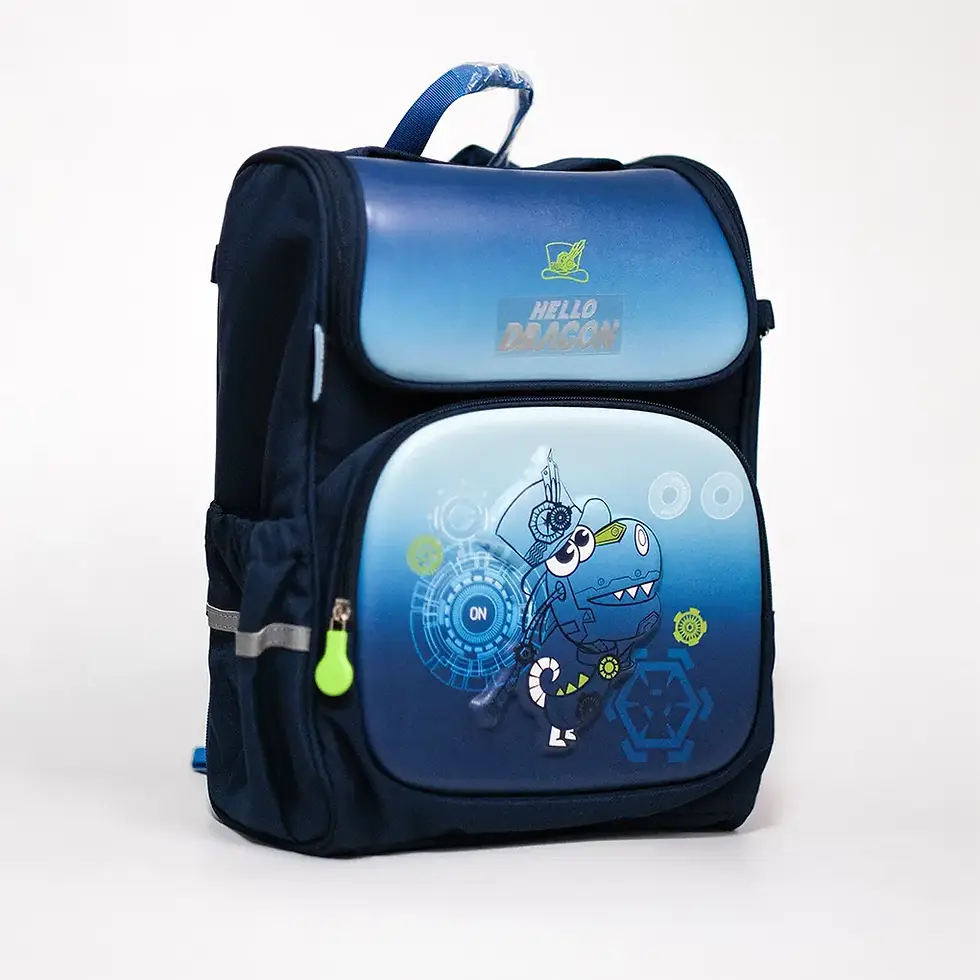 الصورة المصغرة: SAC A DOS ERGONOMIQUE HELLO DRAGON BLEU NUIT REF NPB21036S