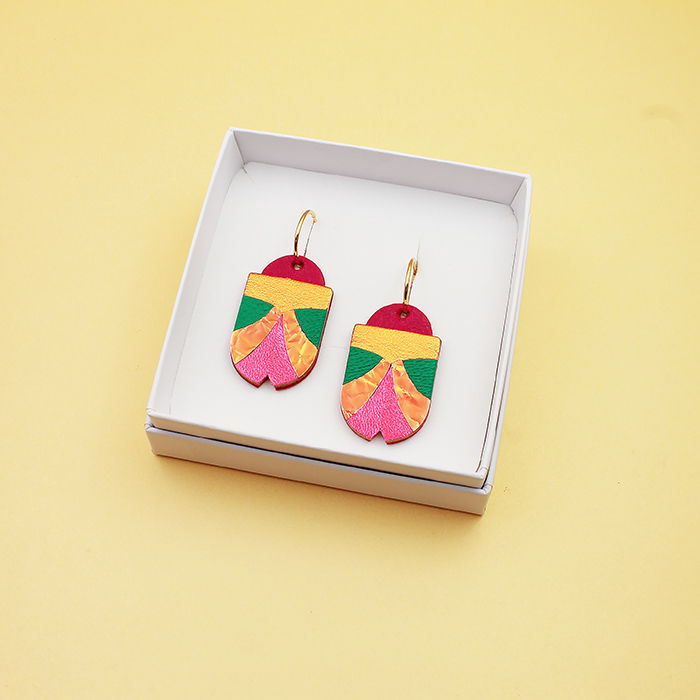 Miniature : Boucles d'oreilles Scarabées