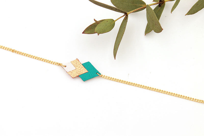 Miniature : Bracelets Inka en cuir recyclé
