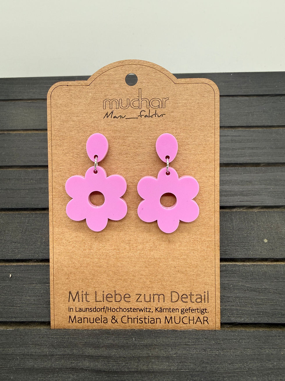 Miniaturbild: Ohrring-Modell  Blume Cindy