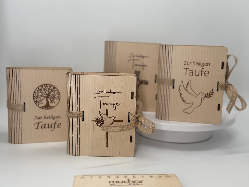 Miniaturbild: Buchbox  Zur Geburt "Herz mit Babyfüße"