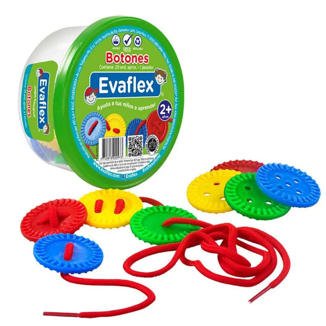 JUEGO EVAFLEX BOTONES