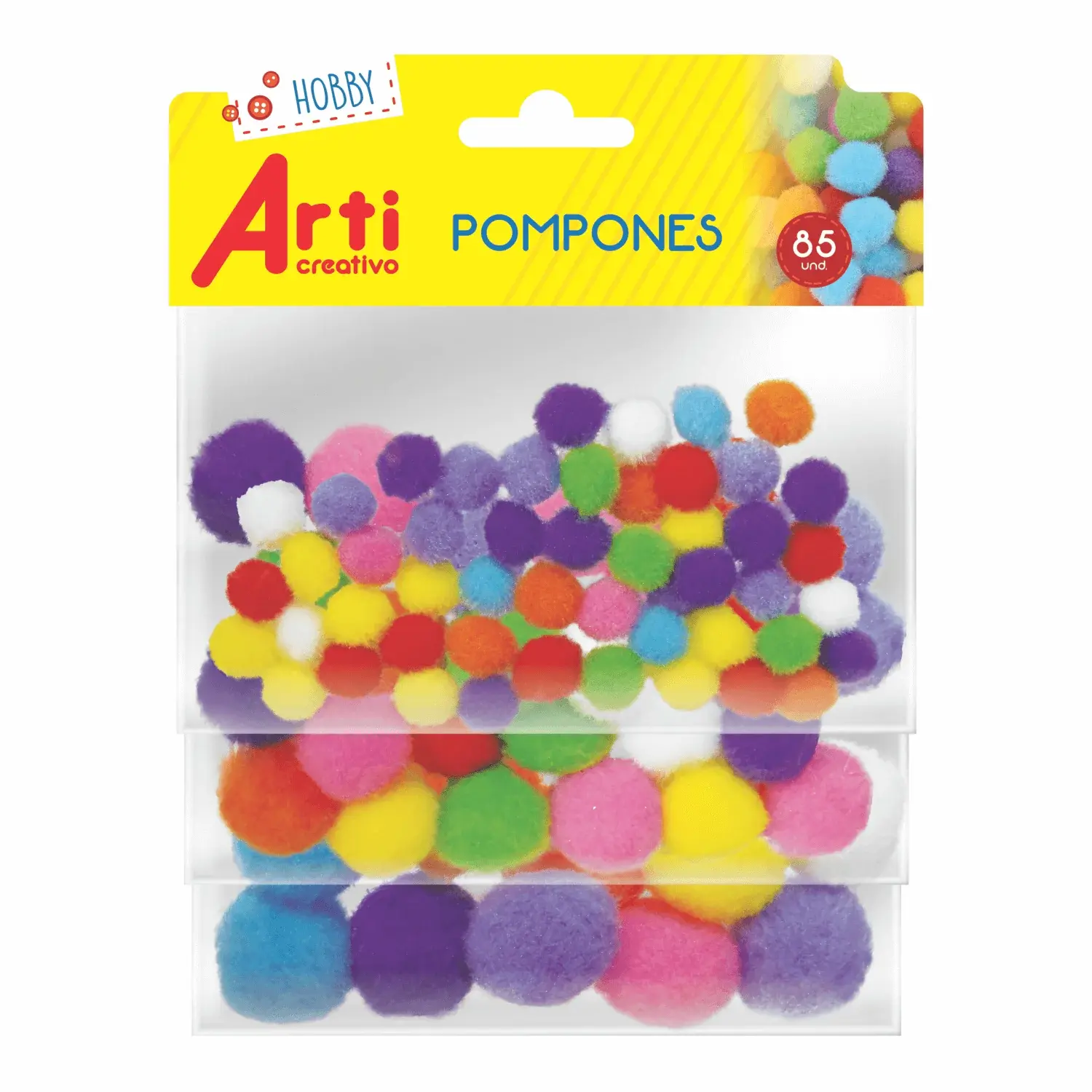 POM POM ARTI C. MATE SURTIDOS x 85 pz. TACF00024-A