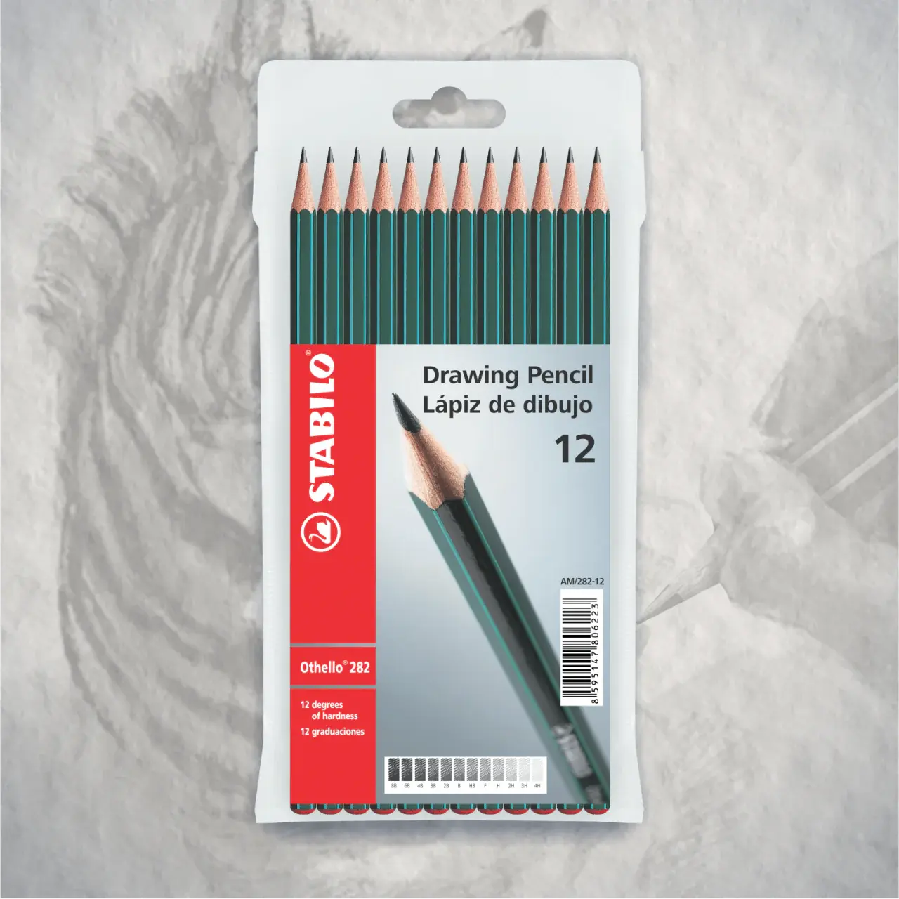 LAPIZ TECNICO STABILO OTHELLO SET X 12