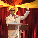 Pastor preaching sermon