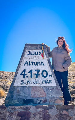 Inmi en el Pico Jujuy a 4.170 metros sobre el nivel del mar en Argentina
