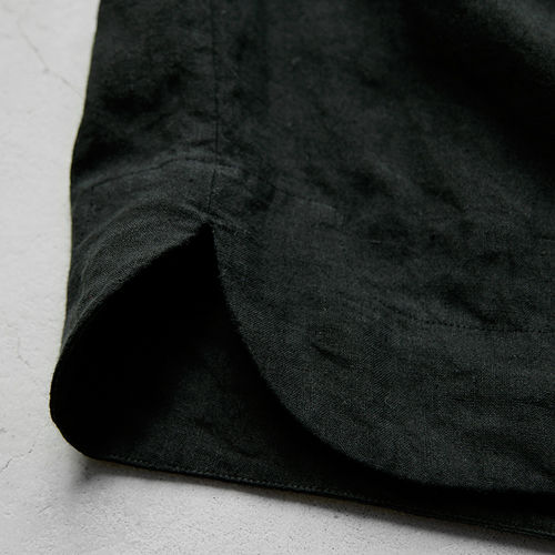 サムネイル： ご予約受注商品/お届け予定4月中旬～末頃/リネンワッシャーアンティークフリルブラウス